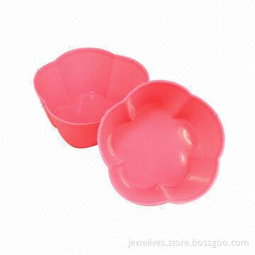 Silicone mini daisy flower muffin pans